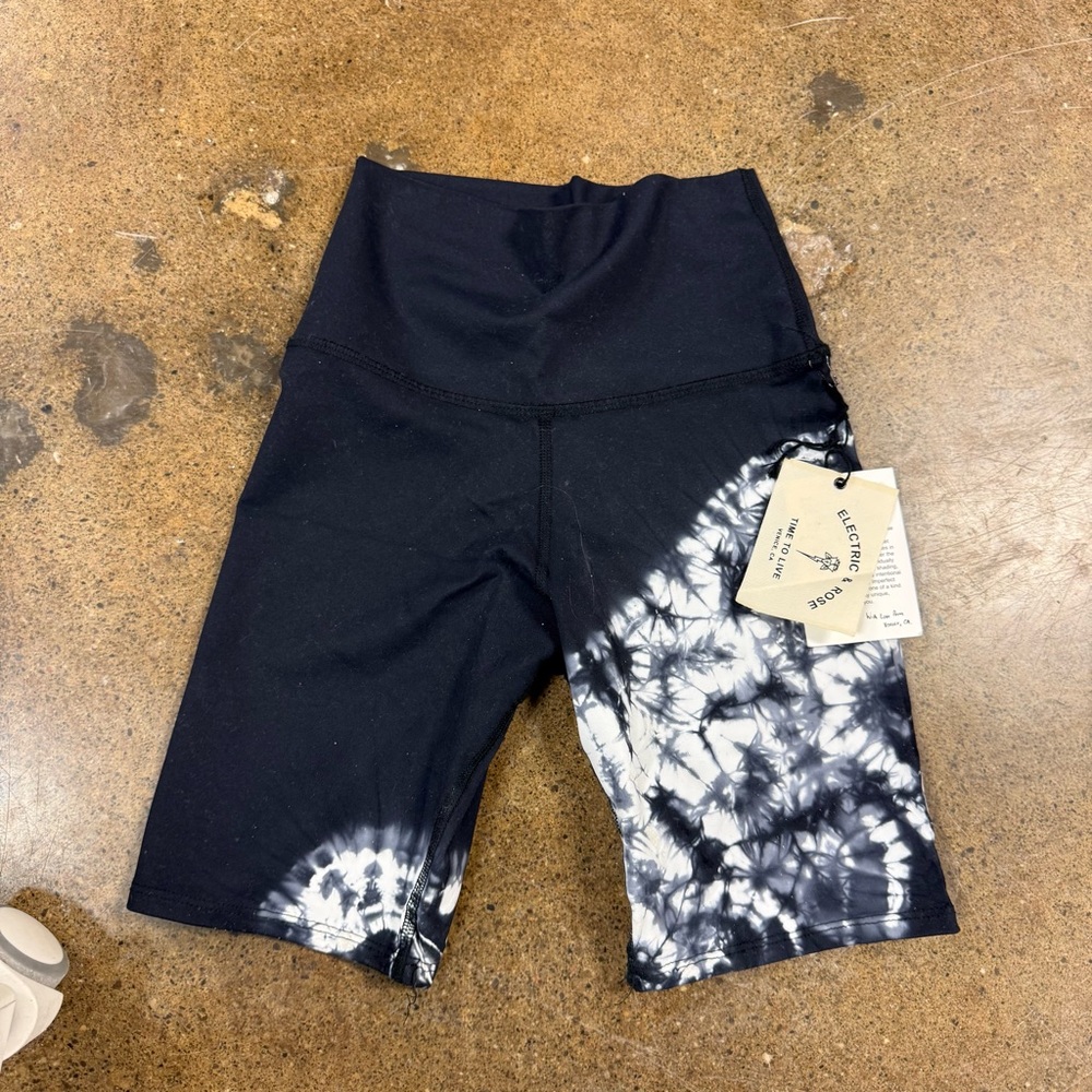 Electric & Rose Black Biker Shorts